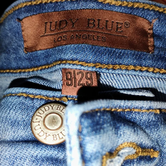 Judy Blue Wide Leg Prewashed Blue Jeans Size 9/29 PLEASE READ - Picture 12 of 13